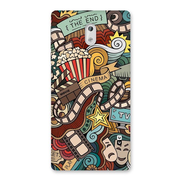 Retro Doodle Art Back Case for Nokia 3