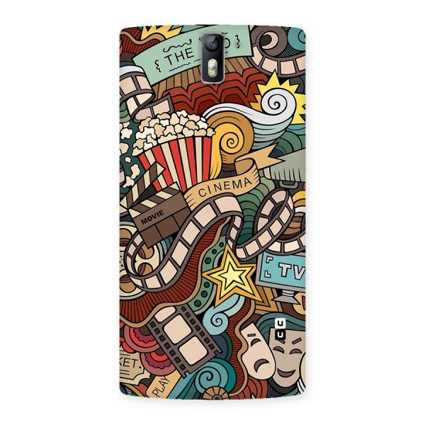 Retro Doodle Art Back Case for One Plus One