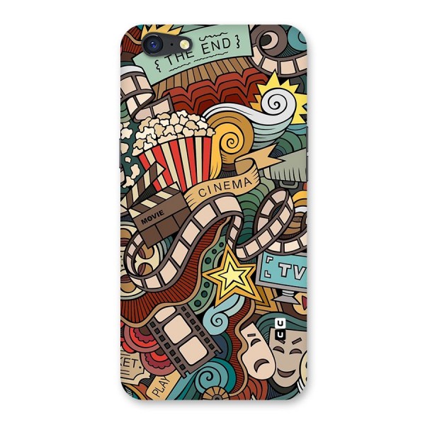 Retro Doodle Art Back Case for Oppo A71