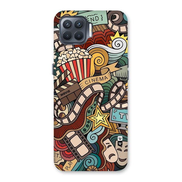 Retro Doodle Art Back Case for Oppo F17 Pro