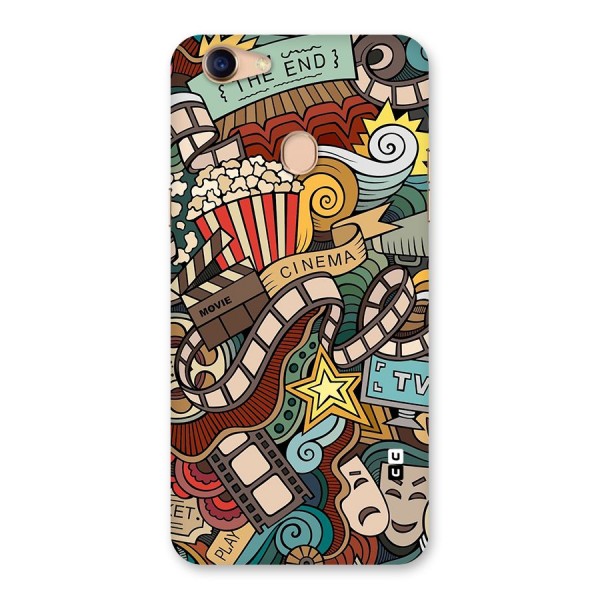 Retro Doodle Art Back Case for Oppo F5