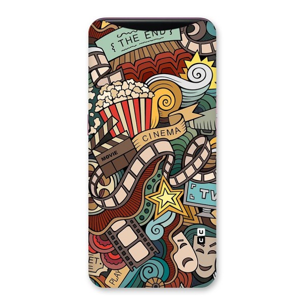 Retro Doodle Art Back Case for Oppo Find X