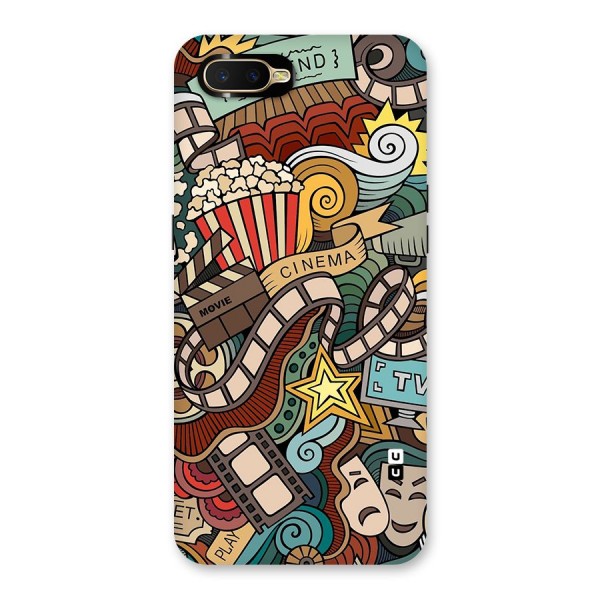 Retro Doodle Art Back Case for Oppo K1