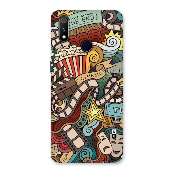 Retro Doodle Art Back Case for Realme 3 Pro