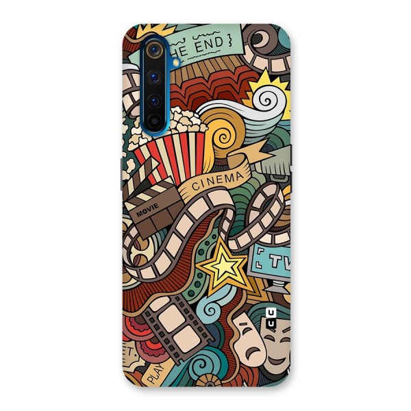 Retro Doodle Art Back Case for Realme 6 Pro