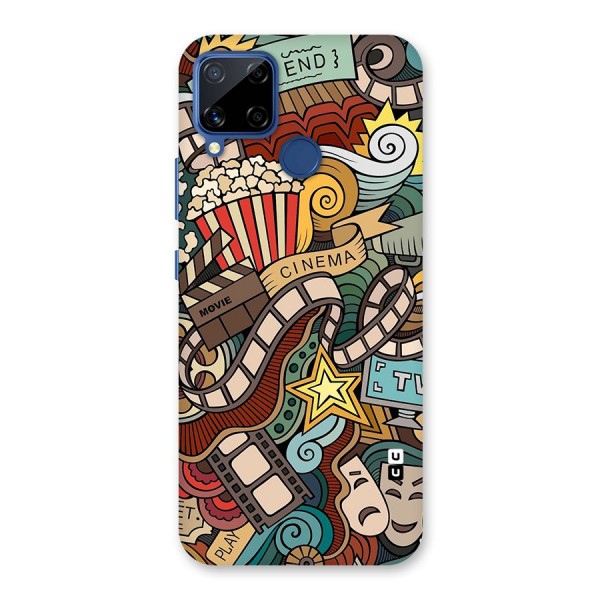 Retro Doodle Art Back Case for Realme C12