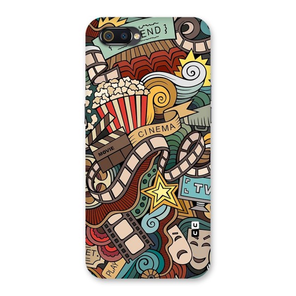 Retro Doodle Art Back Case for Realme C2