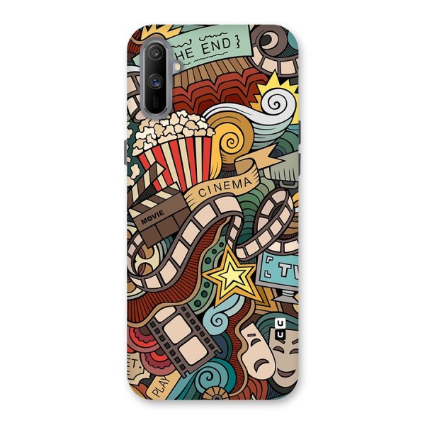 Retro Doodle Art Back Case for Realme C3