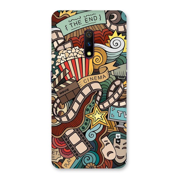 Retro Doodle Art Back Case for Realme X