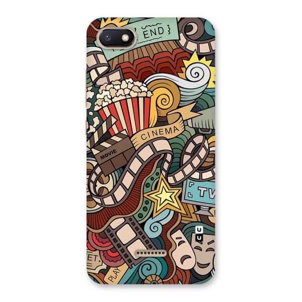 Retro Doodle Art Back Case for Redmi 6A