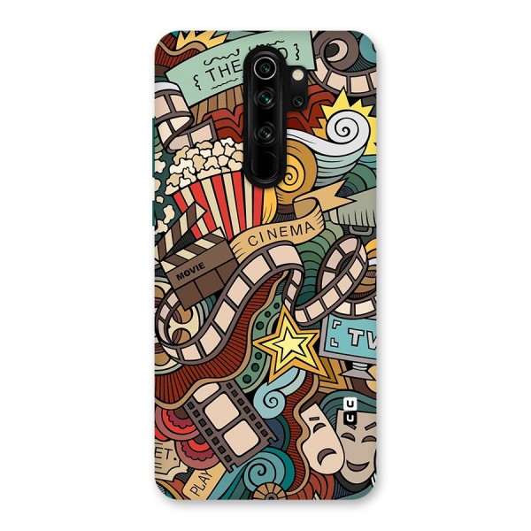 Retro Doodle Art Back Case for Redmi Note 8 Pro