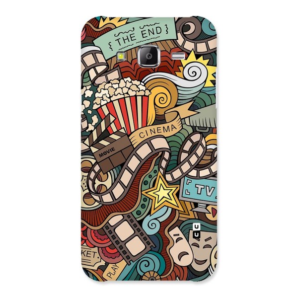 Retro Doodle Art Back Case for Samsung Galaxy J5