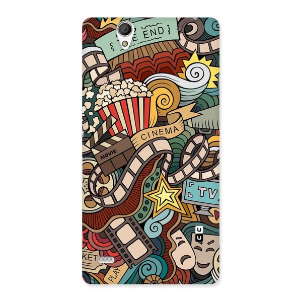 Retro Doodle Art Back Case for Sony Xperia C4