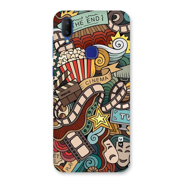 Retro Doodle Art Back Case for Vivo V11