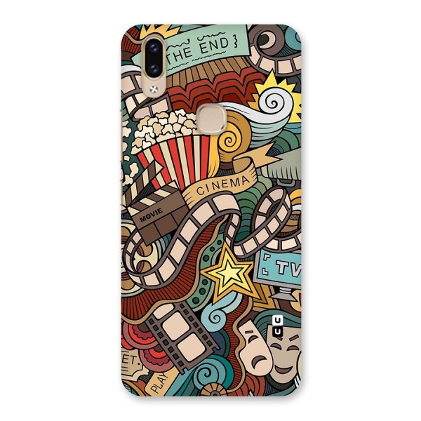 Retro Doodle Art Back Case for Vivo V9