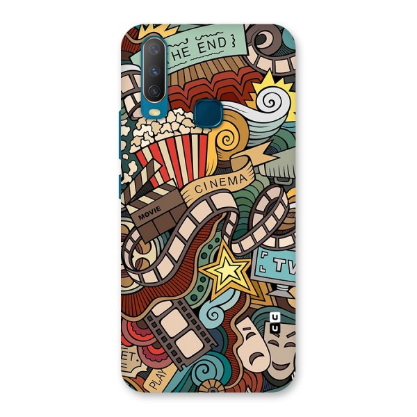 Retro Doodle Art Back Case for Vivo Y15