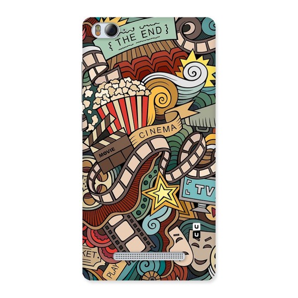 Retro Doodle Art Back Case for Xiaomi Mi4i