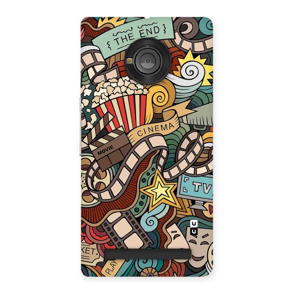 Retro Doodle Art Back Case for Yu Yuphoria