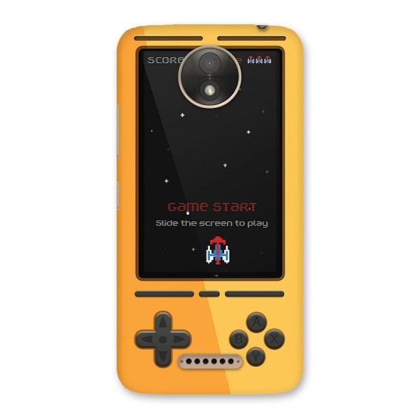 Retro Gamepad Back Case for Moto C Plus