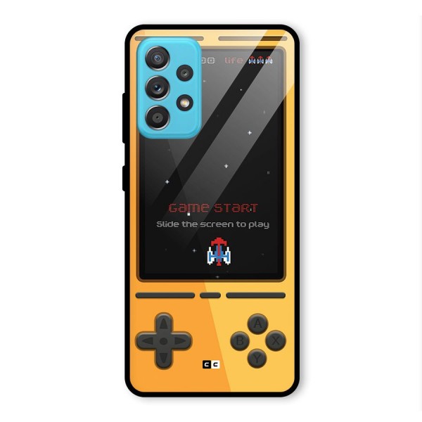 Retro Gamepad Glass Back Case for Galaxy A52