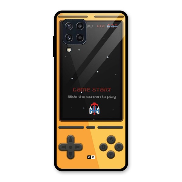 Retro Gamepad Glass Back Case for Galaxy M32