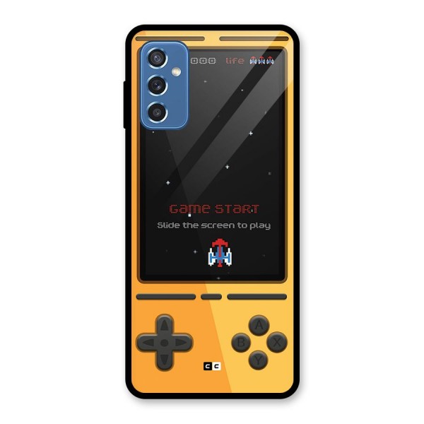 Retro Gamepad Glass Back Case for Galaxy M52 5G