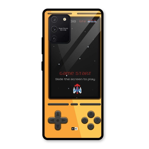 Retro Gamepad Glass Back Case for Galaxy S10 Lite