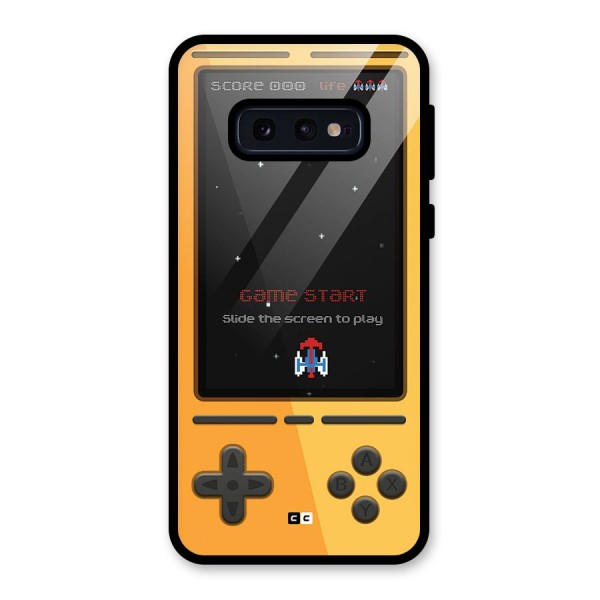 Retro Gamepad Glass Back Case for Galaxy S10e