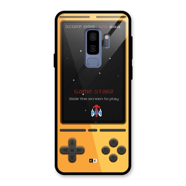 Retro Gamepad Glass Back Case for Galaxy S9 Plus