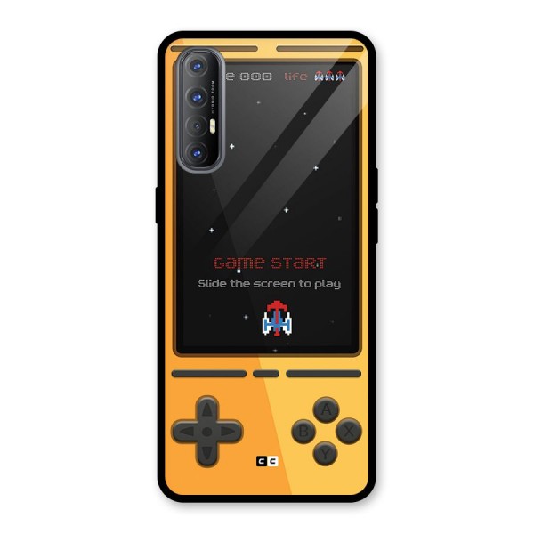 Retro Gamepad Glass Back Case for Oppo Reno3 Pro