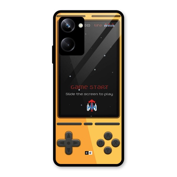 Retro Gamepad Glass Back Case for Realme 10 Pro