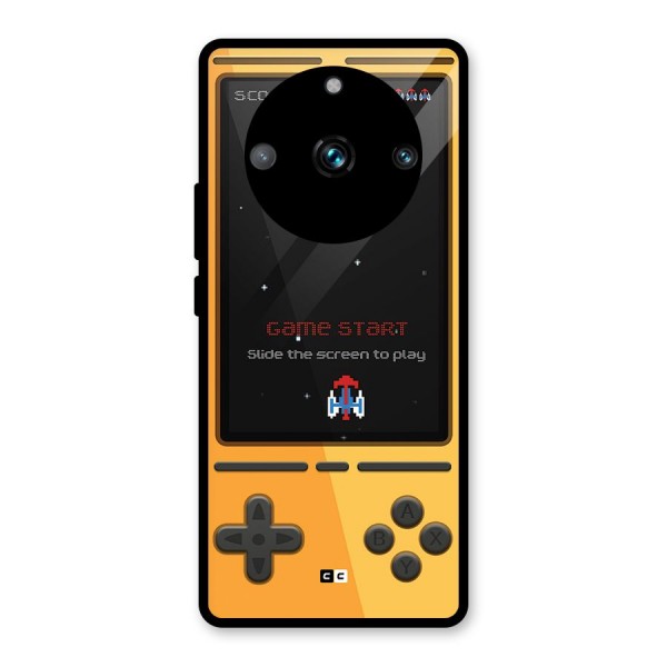 Retro Gamepad Glass Back Case for Realme 11 Pro