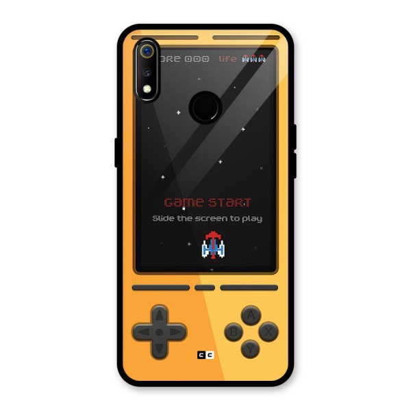 Retro Gamepad Glass Back Case for Realme 3