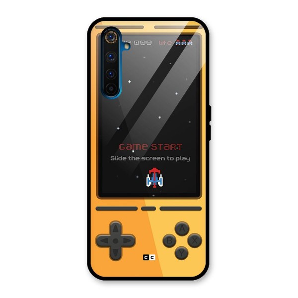 Retro Gamepad Glass Back Case for Realme 6 Pro