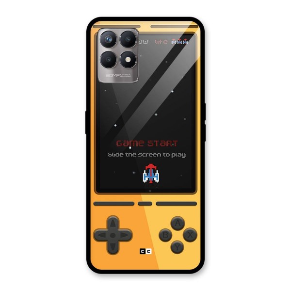 Retro Gamepad Glass Back Case for Realme 8i