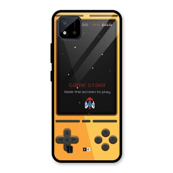 Retro Gamepad Glass Back Case for Realme C11 2021