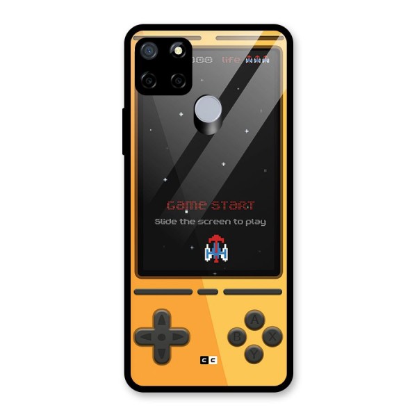 Retro Gamepad Glass Back Case for Realme C15