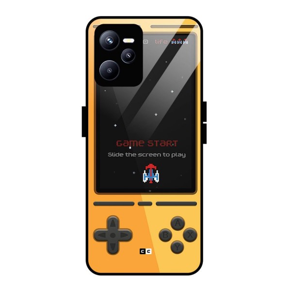 Retro Gamepad Glass Back Case for Realme C35