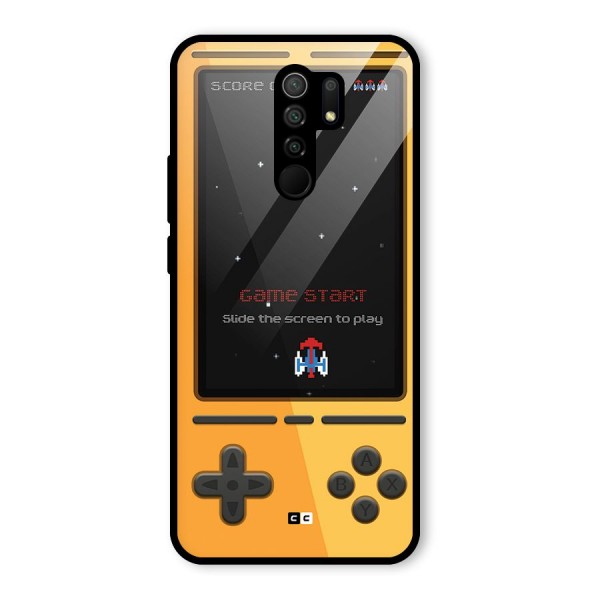 Retro Gamepad Glass Back Case for Redmi 9 Prime