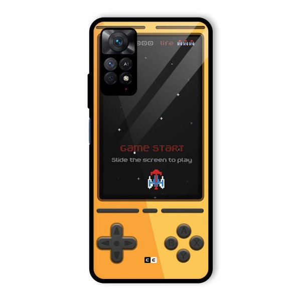 Retro Gamepad Glass Back Case for Redmi Note 11 Pro