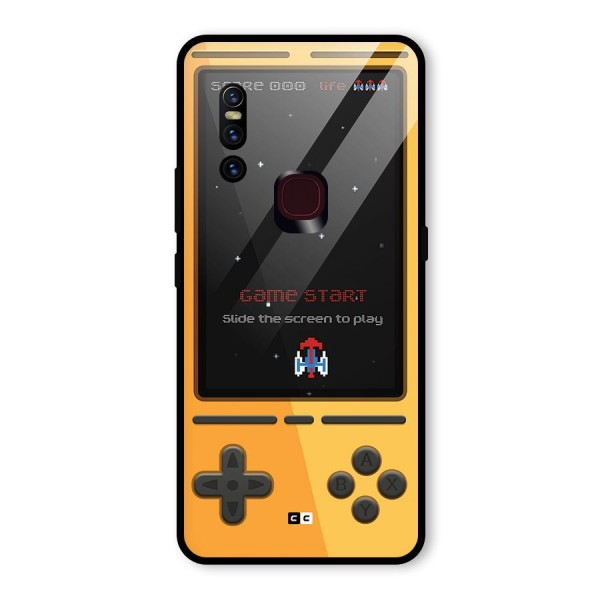 Retro Gamepad Glass Back Case for Vivo V15