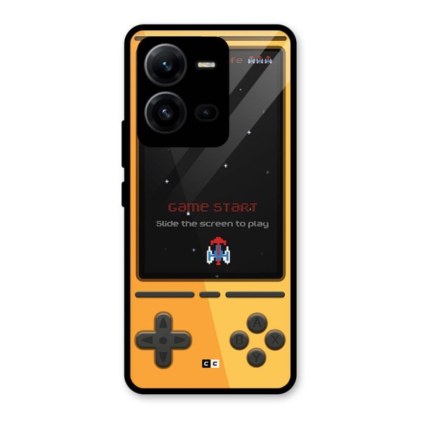 Retro Gamepad Glass Back Case for Vivo V25