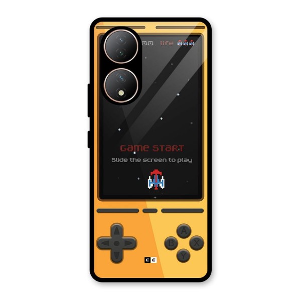 Retro Gamepad Glass Back Case for Vivo Y100A