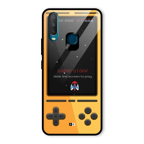 Retro Gamepad Glass Back Case for Vivo Y12