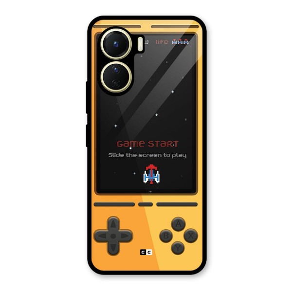 Retro Gamepad Glass Back Case for Vivo Y16