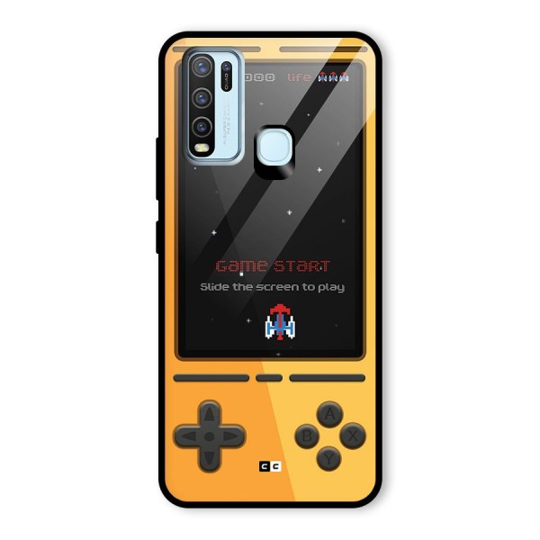 Retro Gamepad Glass Back Case for Vivo Y50