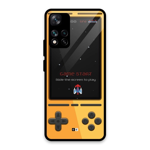 Retro Gamepad Glass Back Case for Xiaomi 11i HyperCharge 5G