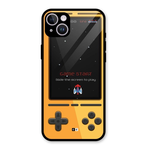 Retro Gamepad Glass Back Case for iPhone 14 Plus