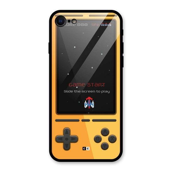 Retro Gamepad Glass Back Case for iPhone 8