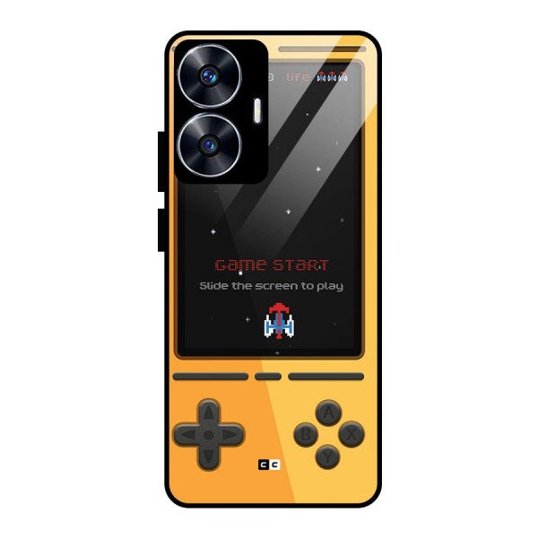 Retro Gamepad Glass Back Case for realme C55